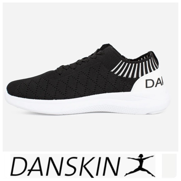 Danskin Shoes Sale Danskin Black White Success Lace Up Sneaker